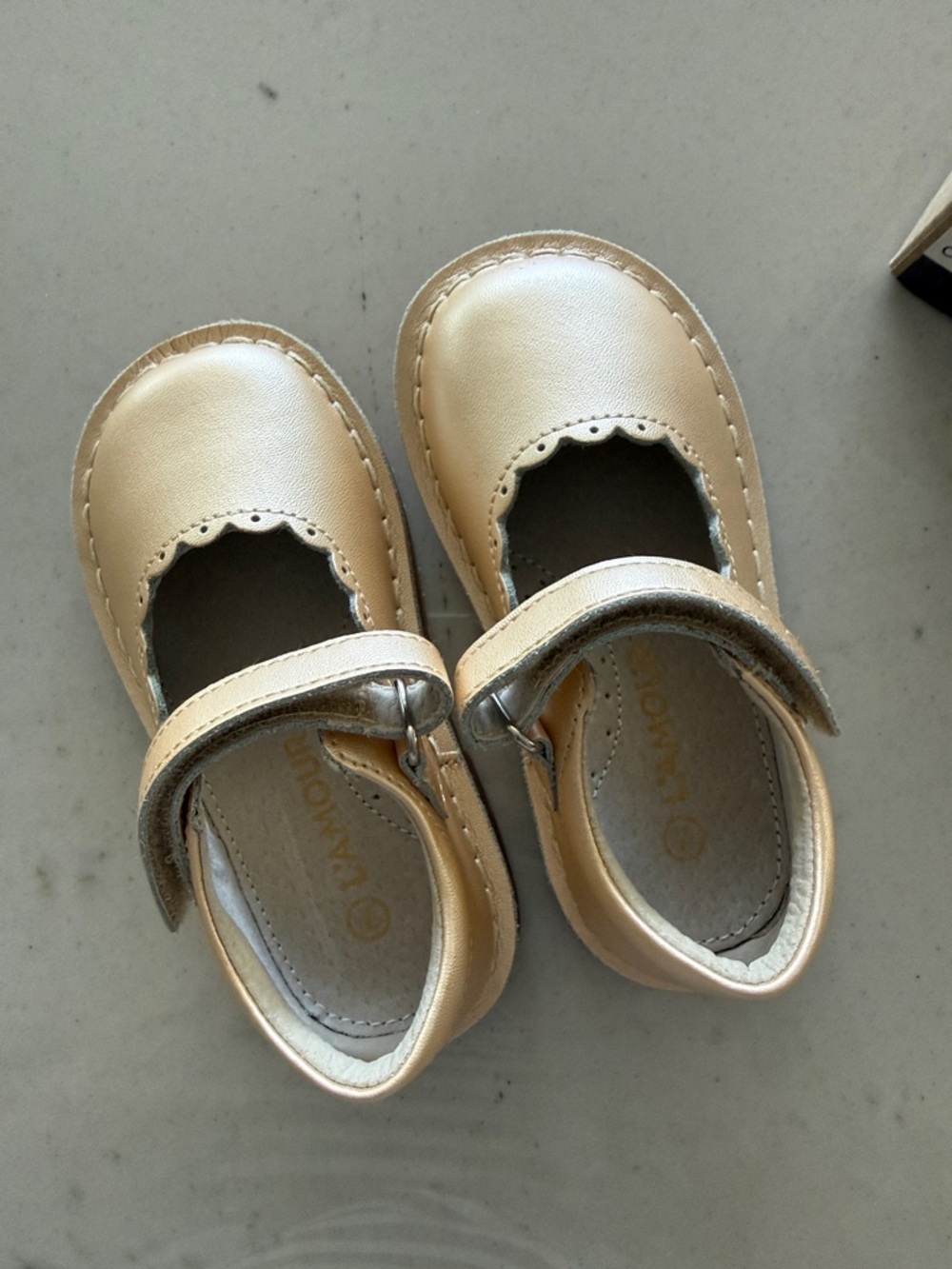 L'Amour Champagne Mary Jane Toddler Shoes - Picture 5 of 5